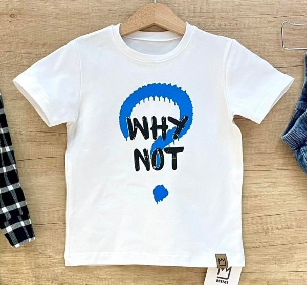 T-shirt biały MIMI - WHY NOT