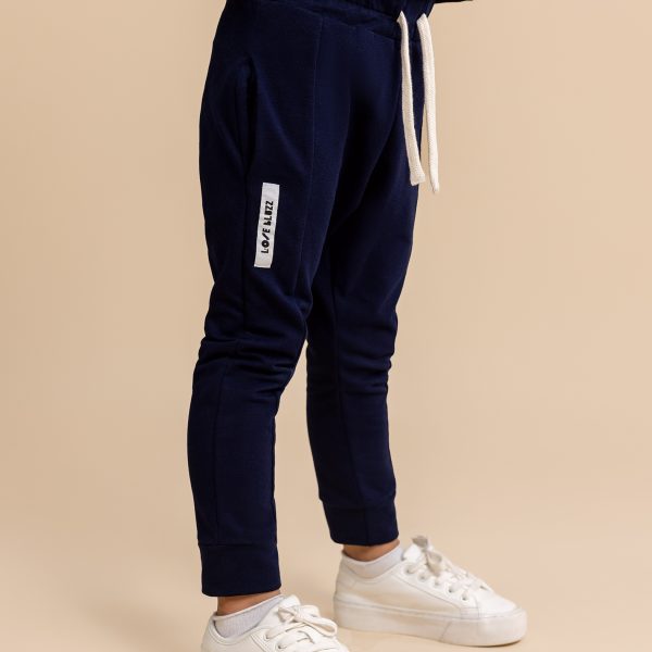 Spodnie dresowe LOOSE BLUZZ – granatowe