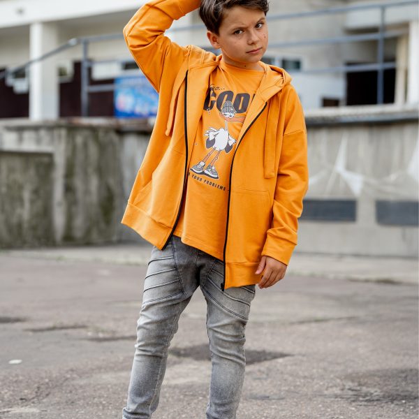 Spodnie jeansowe All for Kids – grafit