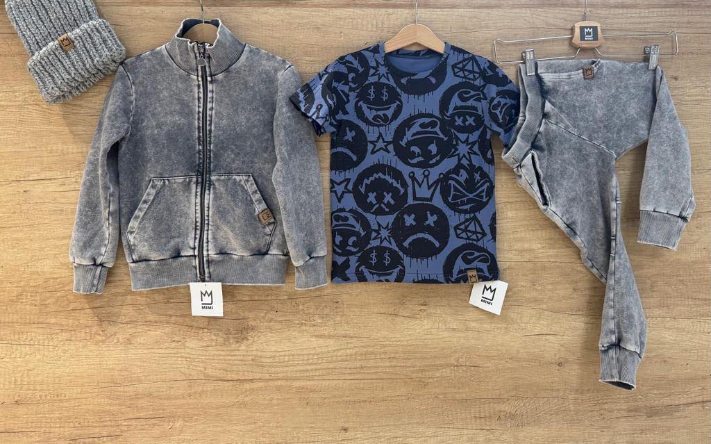 Bluza bomberka dekatyzowana MIMI – kolor szary