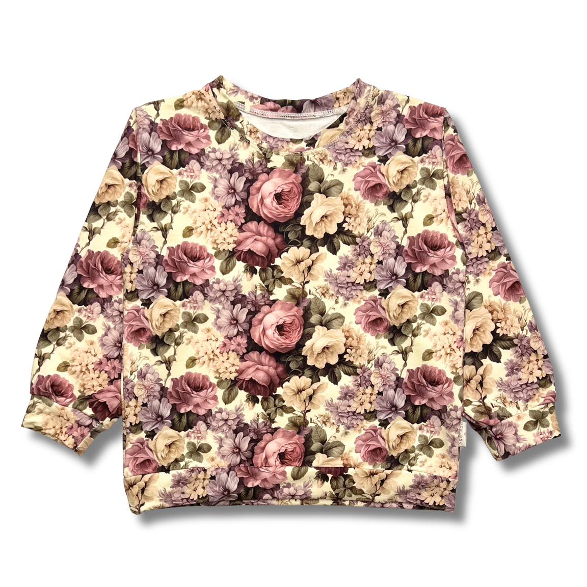 Bluza dziewczęca w kwiaty bawełniana - Chrisma