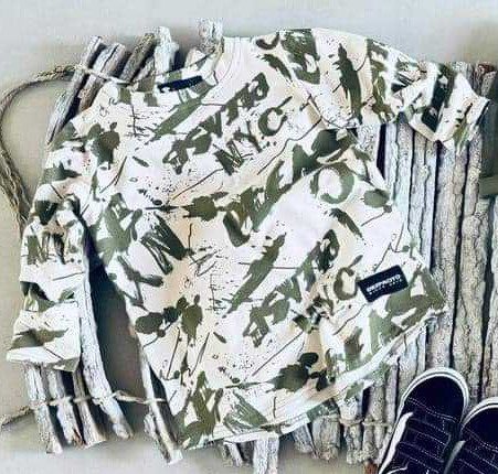 Longsleeve / bluzka bawełniana Despacito – KHAKI