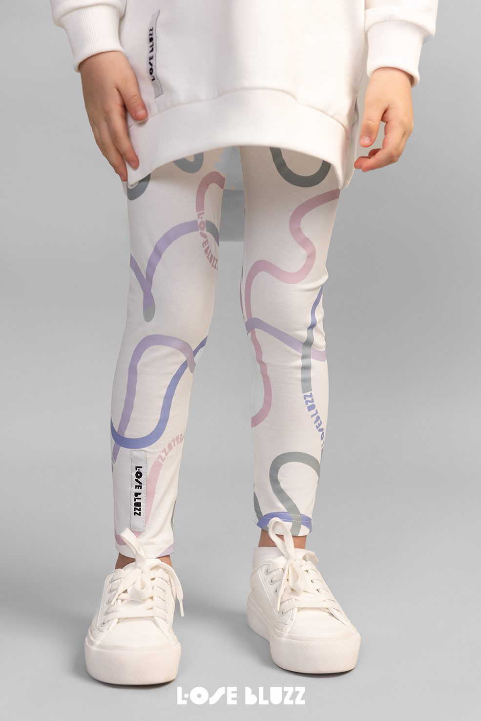 Leginsy/getry Loose Bluzze - kolorowe wzory