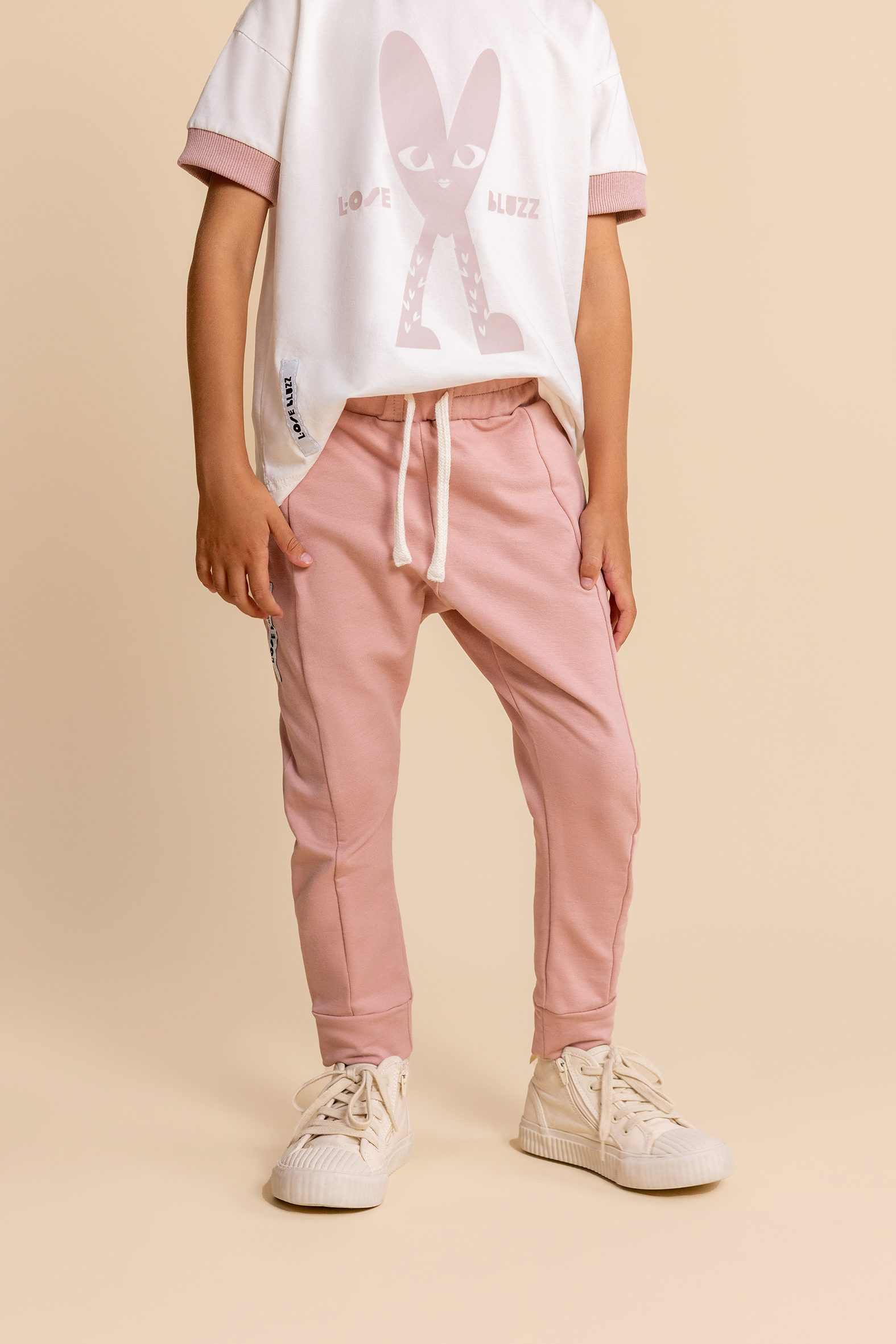 Spodnie dresowe LOOSE BLUZZ – różowe