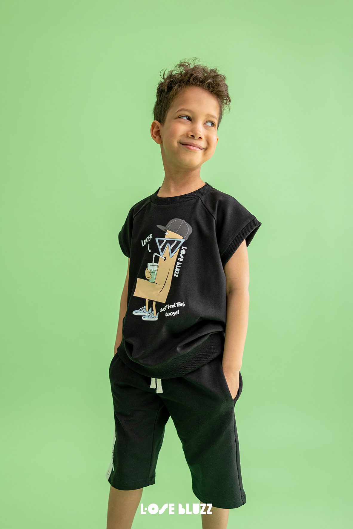 Spodenki LOOSE BLUZZ czarne