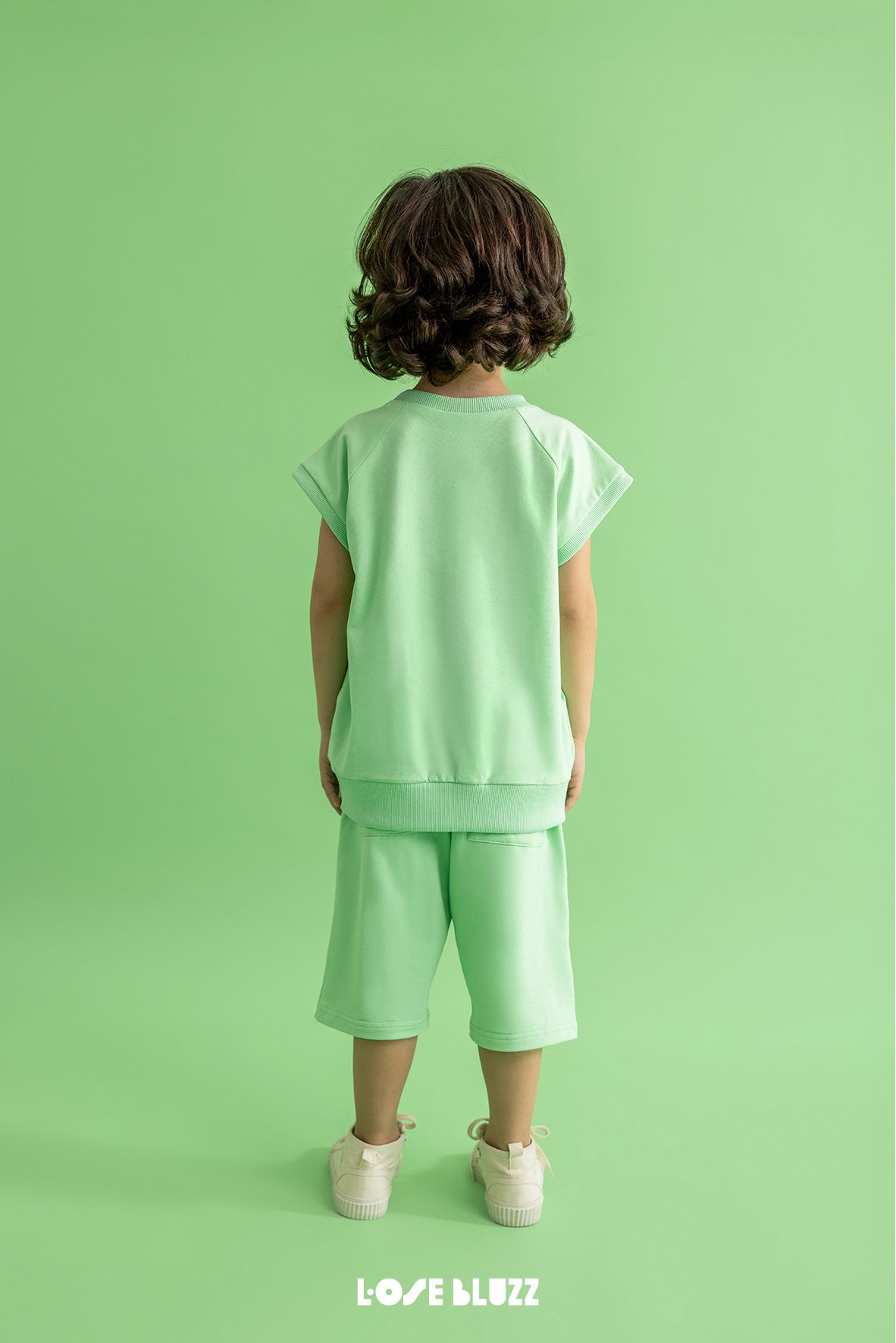 Bezrękawnik LOOSE BLUZZ zielony - obrazek 3