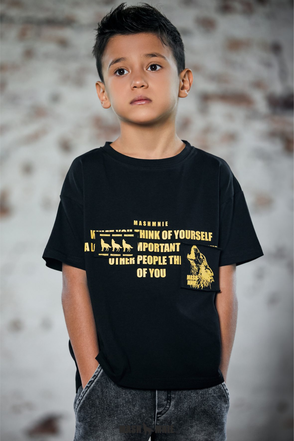 T-shirt Wild City Drop 2 Mashmnie – kolor czarny