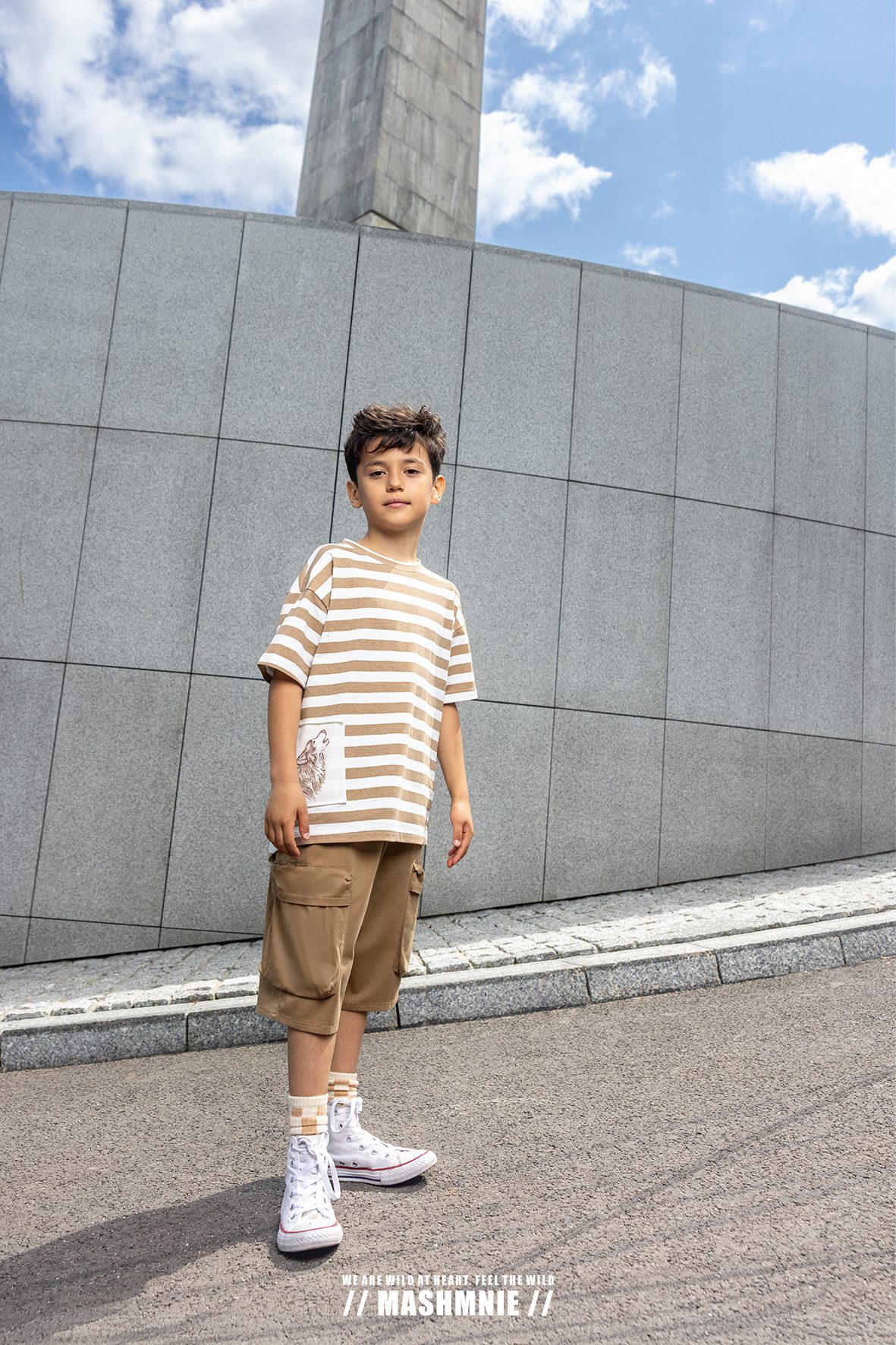 Spodnie jeansowe MashMnie – niebieskie