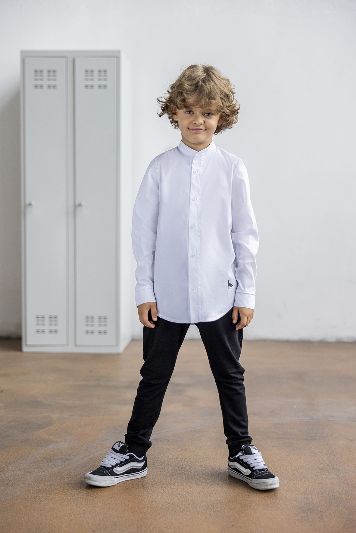 Biała koszula WOLF z tkaniny MashMnie