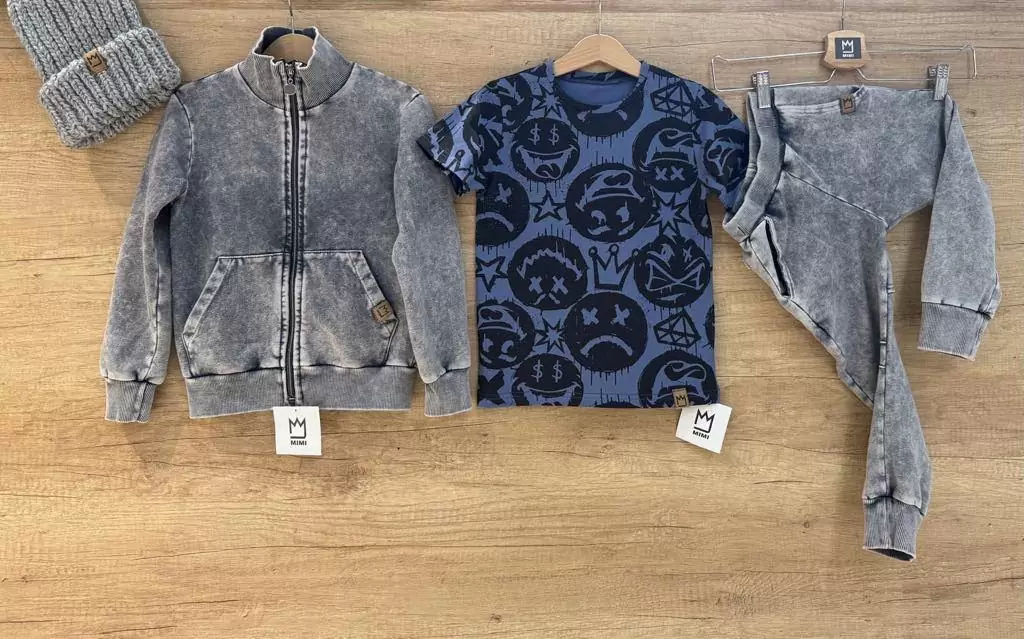 Bluza bomberka dekatyzowana MIMI – kolor szary