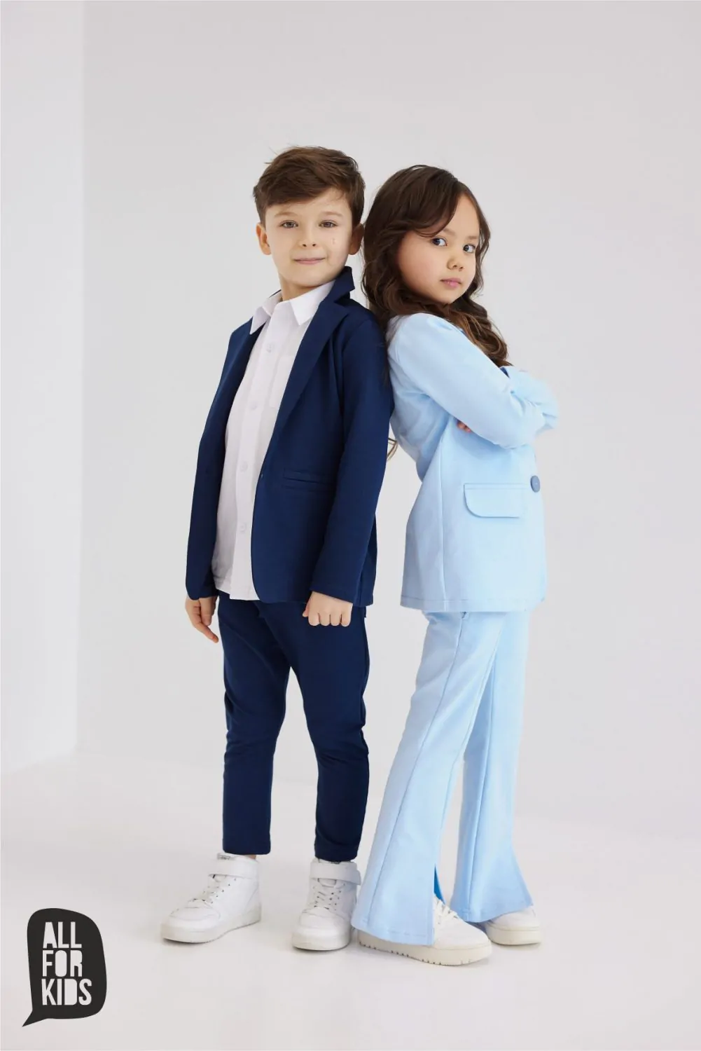 Marynarka All for Kids – kolor niebieski - obrazek 3