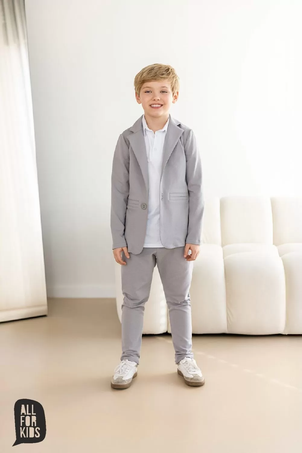 Garnitur ALL FOR KIDS – kolor szary