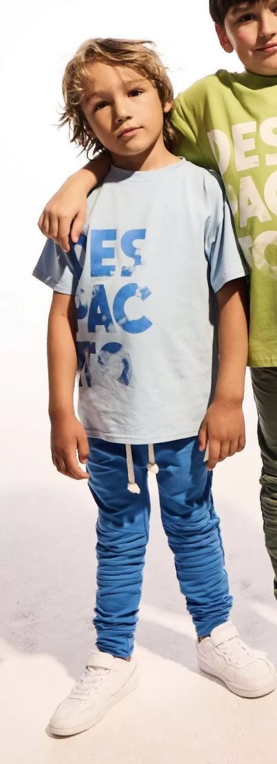Spodnie z przeszyciami Despacito – kolor KOBALT