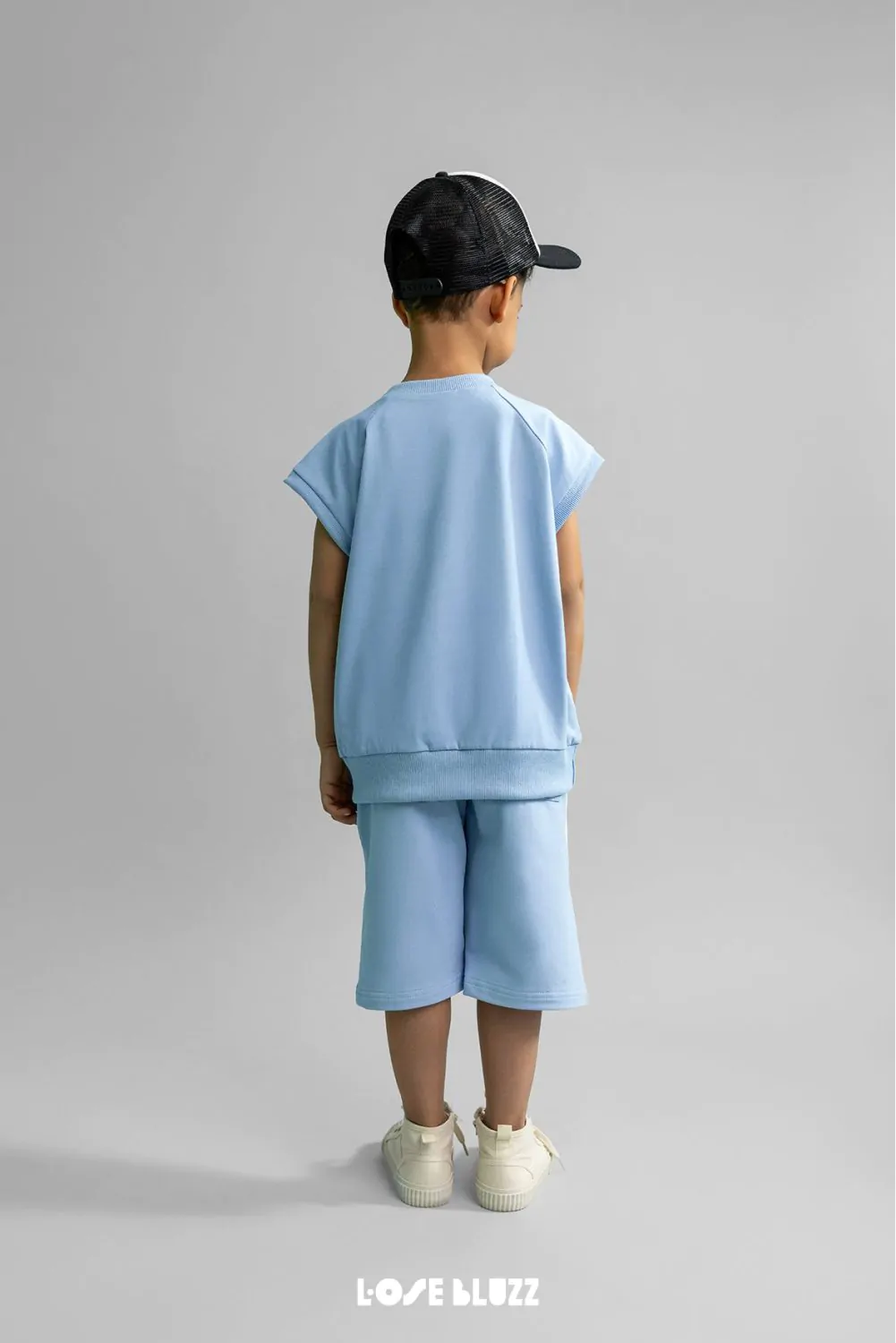 Spodenki LOOSE BLUZZ niebieskie - obrazek 4