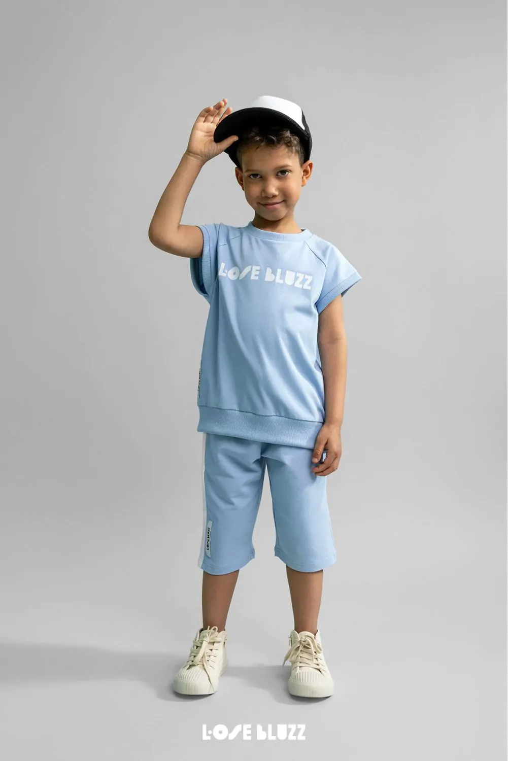 Spodenki LOOSE BLUZZ niebieskie - obrazek 8