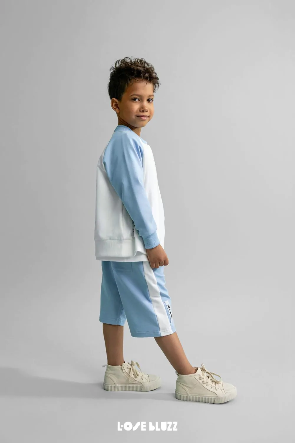 Spodenki LOOSE BLUZZ niebieskie - obrazek 7
