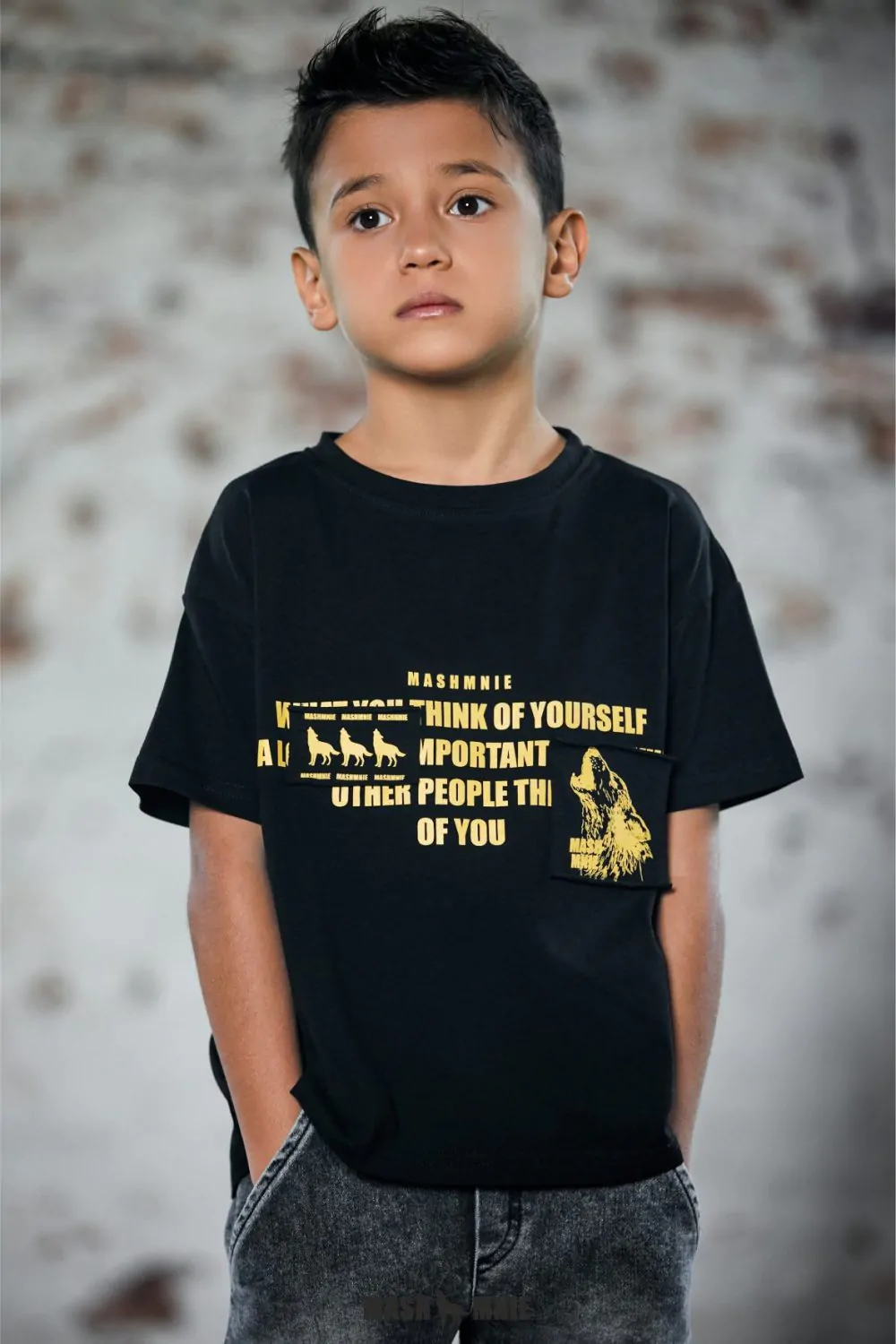 T-shirt Wild City Drop 2 Mashmnie – kolor czarny